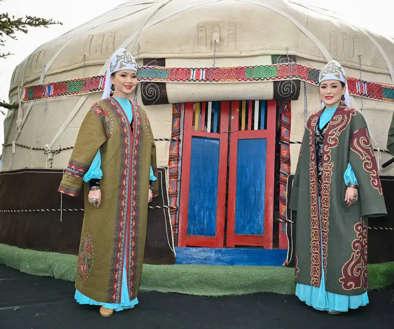 Особый подарок от Мангистау ТЮРКСОЙ: в Анкаре установлена казахская юрта (5)