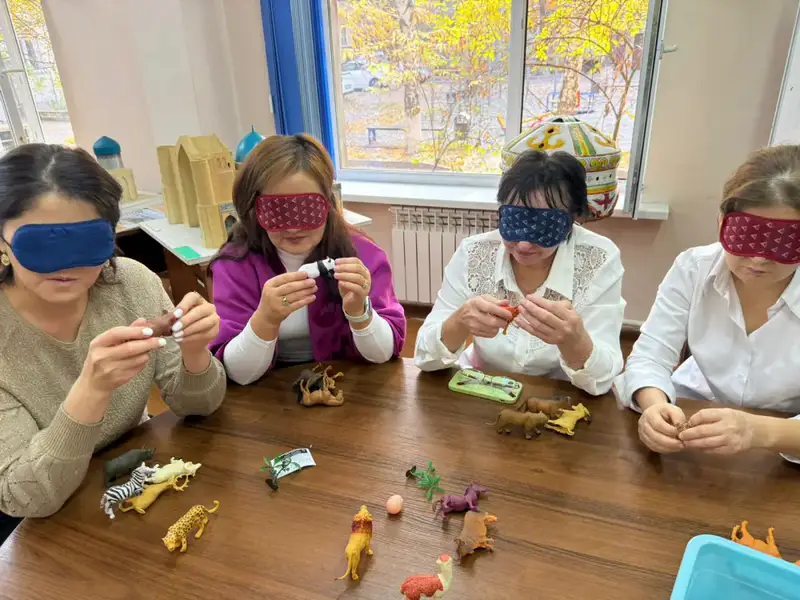 День открытых дверей библиотеки для слепых и слабовидящих в Алматы Астане