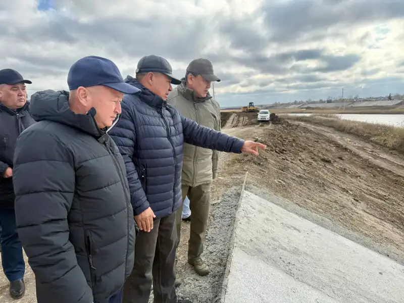 Реконструкция защитных сооружений в Кызылжарском районе активно продолжается (3)