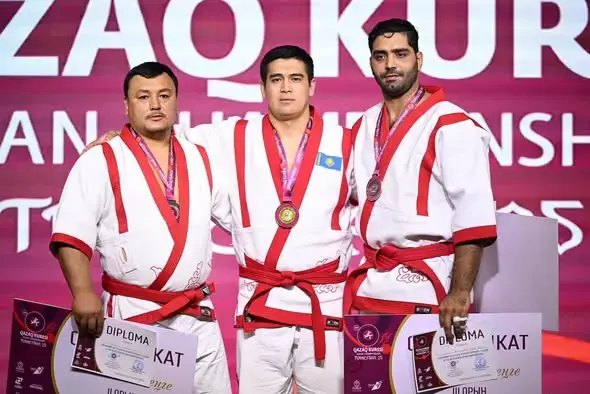 В ТУРКЕСТАНЕ ПРОШЕЛ ЧЕМПИОНАТ АЗИИ ПО КАЗАХСКОЙ БОРЬБЕ (2)