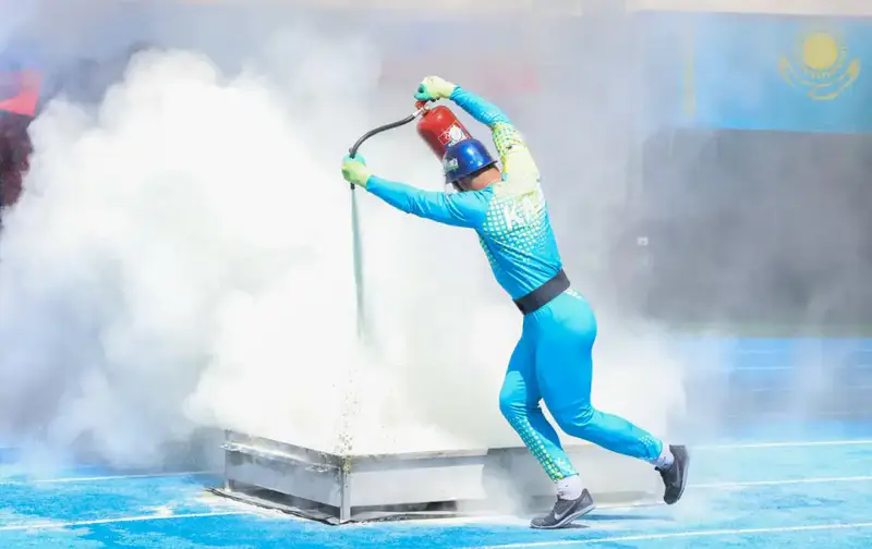 Сборная Казахстана сохраняет шансы на медали после успешных выступлений на чемпионате мира по пожарно-спасательному спорту Астане