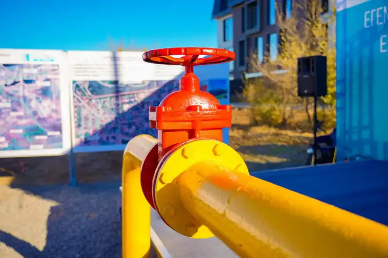 В Астане еще один жилой массив подключен к природному газу (4)