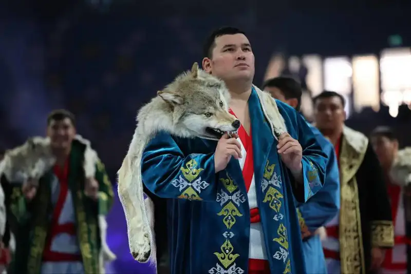 Астанада «Қазақстан барысы – 2025» XIV республикалық турнирінің ашылу салтанаты өтті (3)