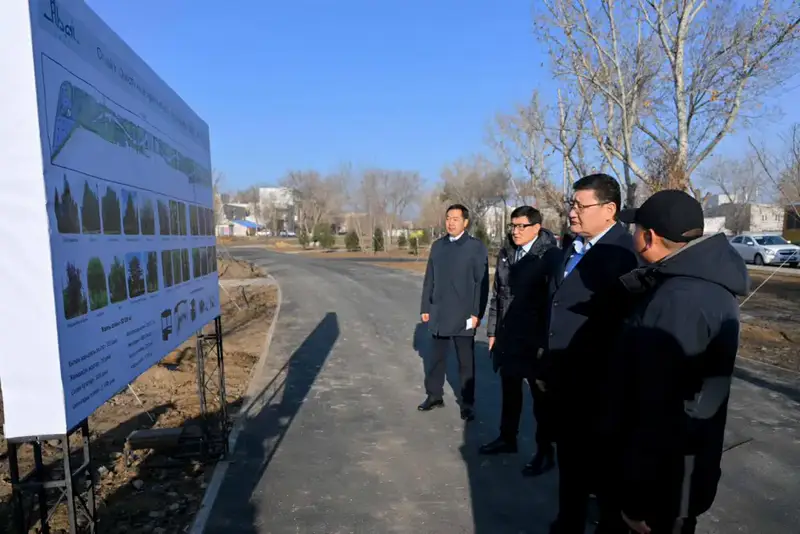 Современное общественное пространство в микрорайоне Юность Семей Астане