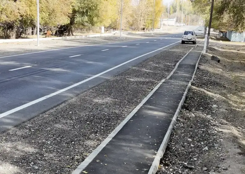 В области Жетісу завершен ремонт автодороги Сарыозек – Коктал (5)
