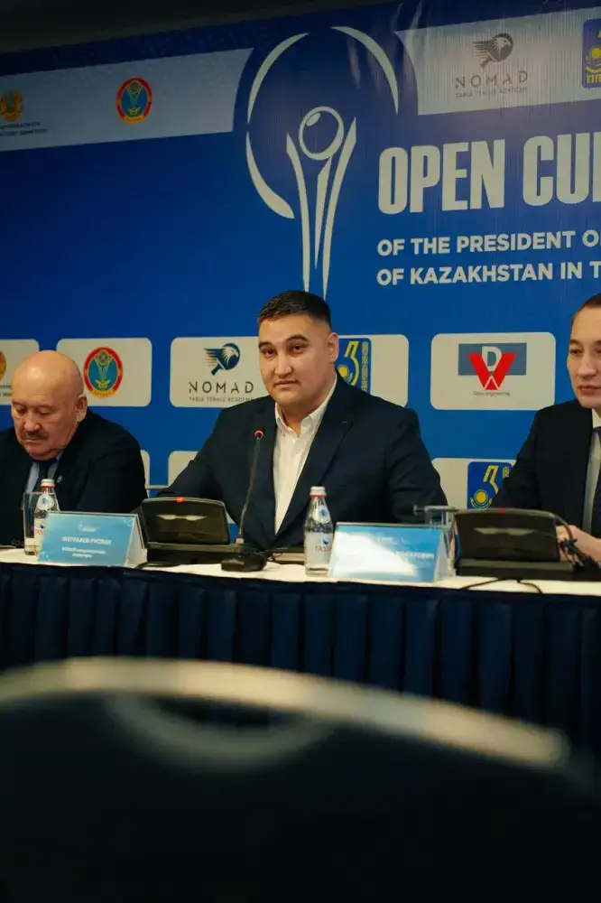 Открытый Кубок Президента Казахстана по настольному теннису соберет более 300 спортсменов из 14 стран в Астане Астане