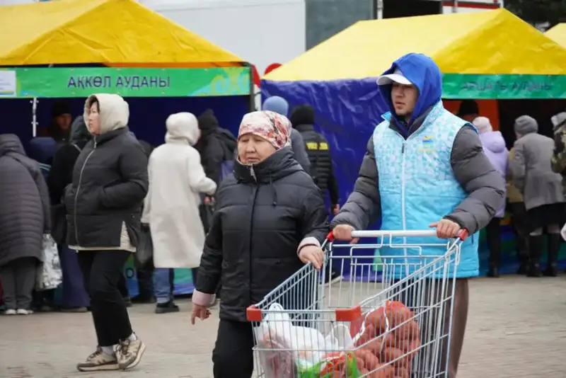 В Кокшетау прошла сельскохозяйственная ярмарка: представлено свыше 200 тонн фермерской продукции (4)