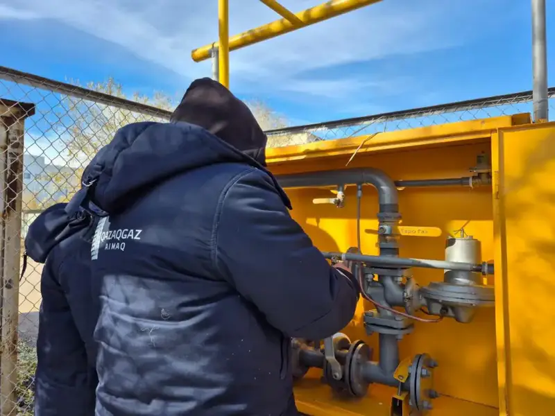 Торжественный запуск газа провели в столичном районе Сарыарка (2)