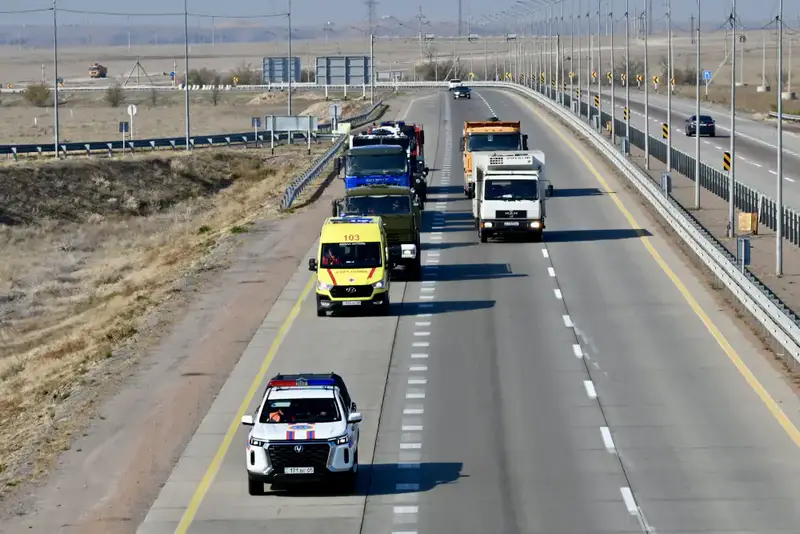 Учения специалистов РХБ-защиты в Алматинской области Астане