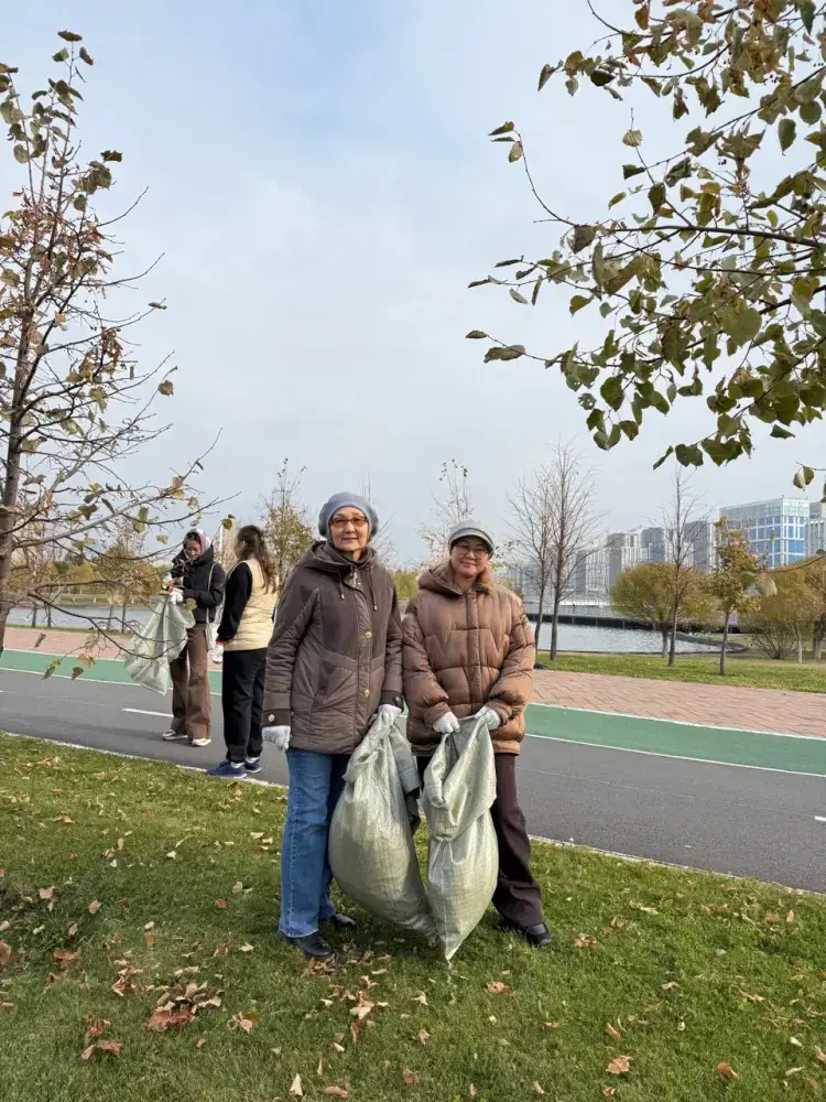 Сотрудники Комитета участвуют в экологической акции «Таза Қазақстан» для улучшения санитарного состояния города Астане