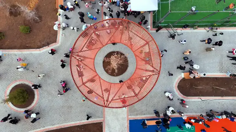 Зеленый оазис в сердце Астаны: новое общественное пространство вместо бизнес-центров Астане