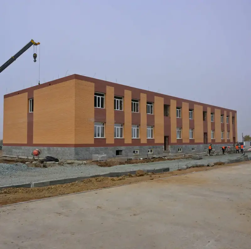 Строительство новой школы на 120 мест в селе Атыгай под Экибастузом Астане