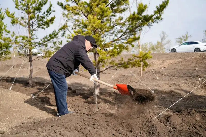 Представители интеллигенции внесли свой вклад в озеленение столицы (5)