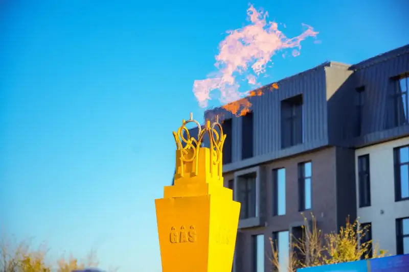 Тельман на газе: 308 домов под одним облаком! Астане