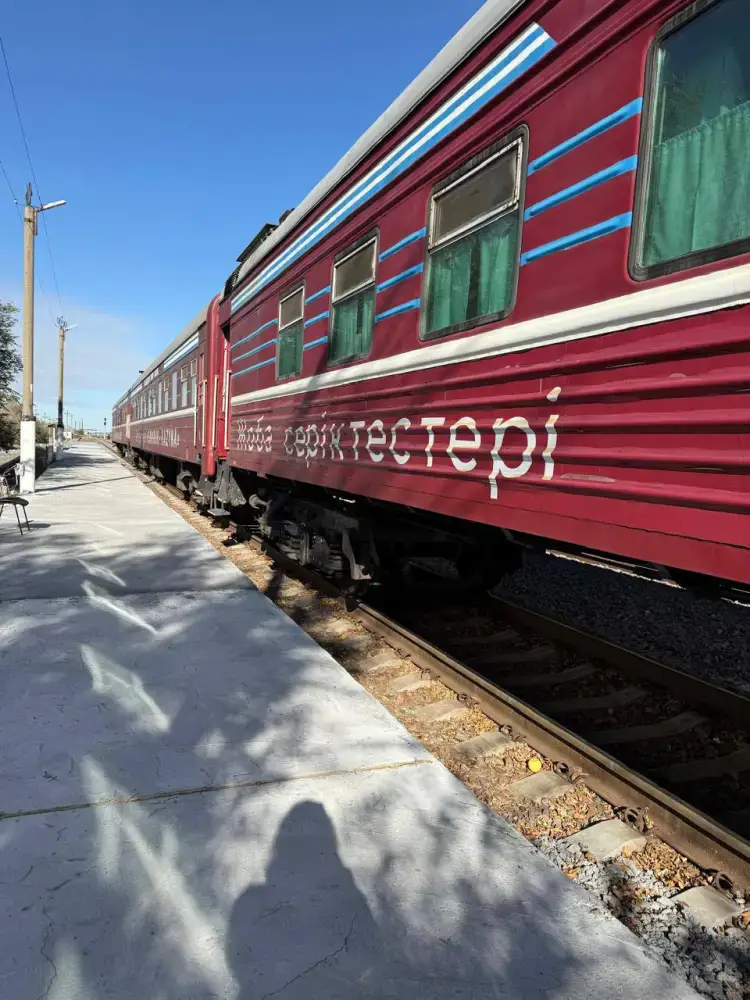 Медицинский поезд помогает жителям Жетысу Астане