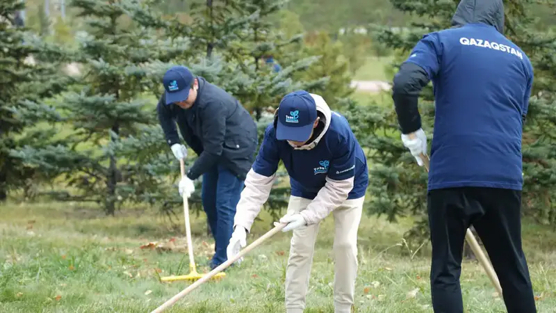 Экологическая акция в Казахстане более 600 тысяч участников высадка 180 тысяч деревьев Астане
