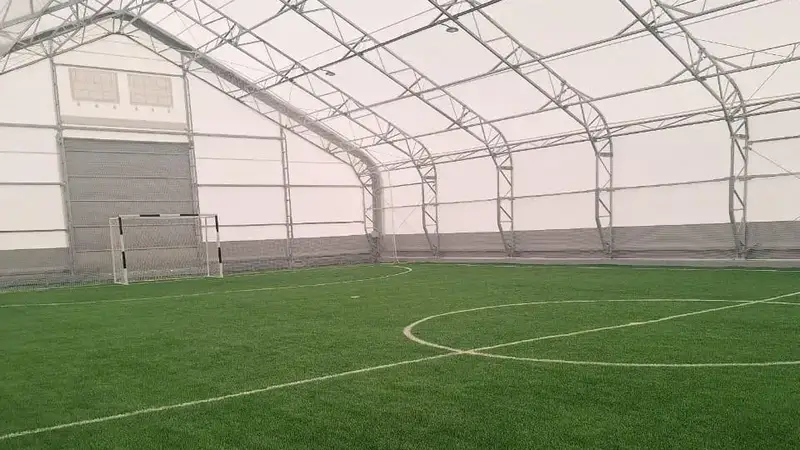 Крытый футбольный стадион в посёлке Мойынты Шетского района Астане