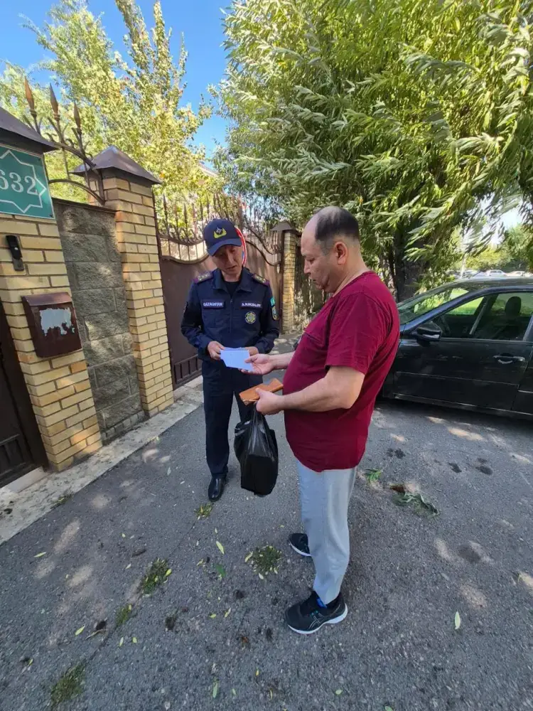 рейды по пожарной безопасности в жилом секторе в отопительный сезон Астане