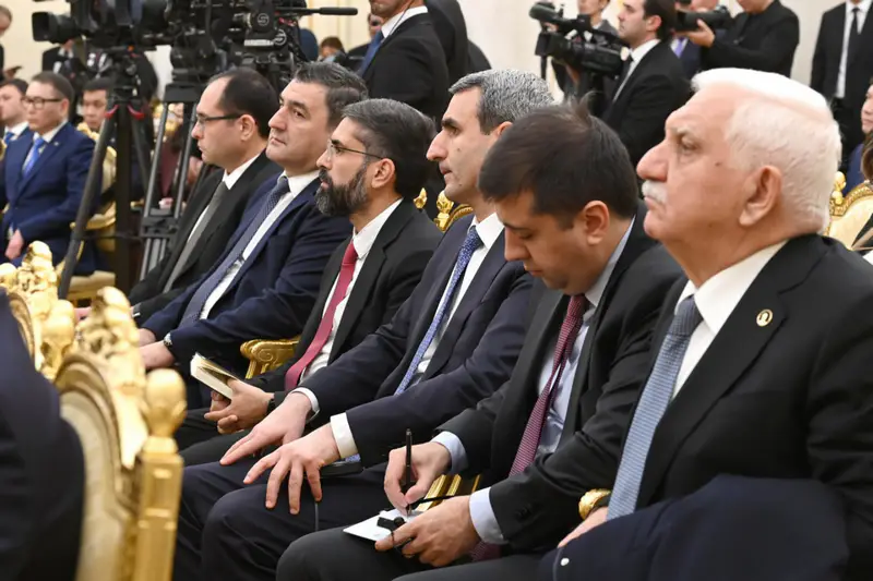 Касым-Жомарт Токаев и Ильхам Алиев провели в Астане брифинг для СМИ