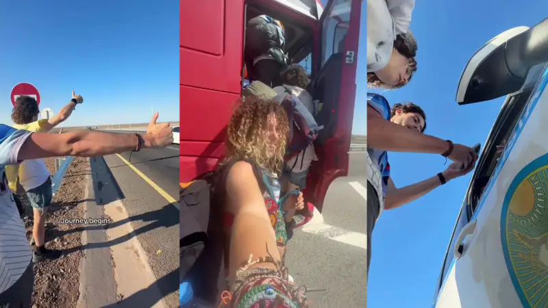 Туристы автостопом до Алматы: как полиция оказала помощь в пути Астане