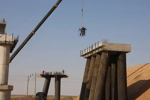 ТУРКЕСТАН: ИНТЕНСИВНО ВЕДЕТСЯ СТРОИТЕЛЬСТВО ЖЕЛЕЗНОДОРОЖНОЙ ЛИНИИ "ДАРБАЗА – МАКТААРАЛ" (4)