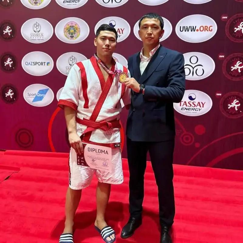 Кәрім Асылжан из Туркестана завоевал титул чемпиона Азии по қазақ күресі Астане