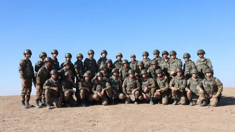 Курсанты Военного института Сухопутных войск развивают навыки, необходимые для обеспечения безопасности в боевых условиях Астане