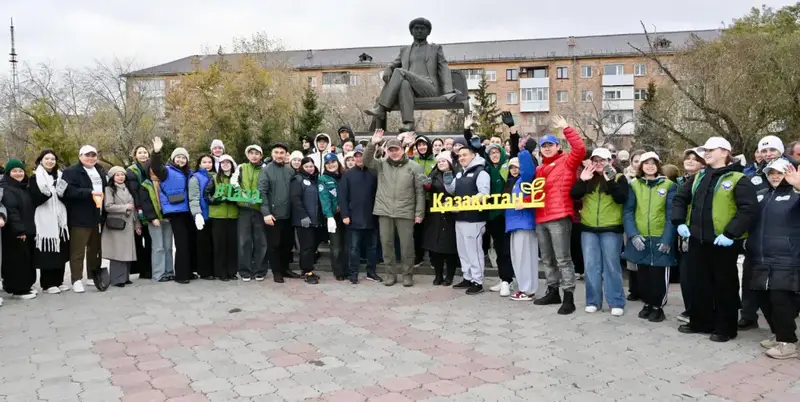 Сегодня в рамках республиканской экологической программы «Таза Қазақстан», инициированной Главой государства, в нашей области прошла масштабная экоакция (6)