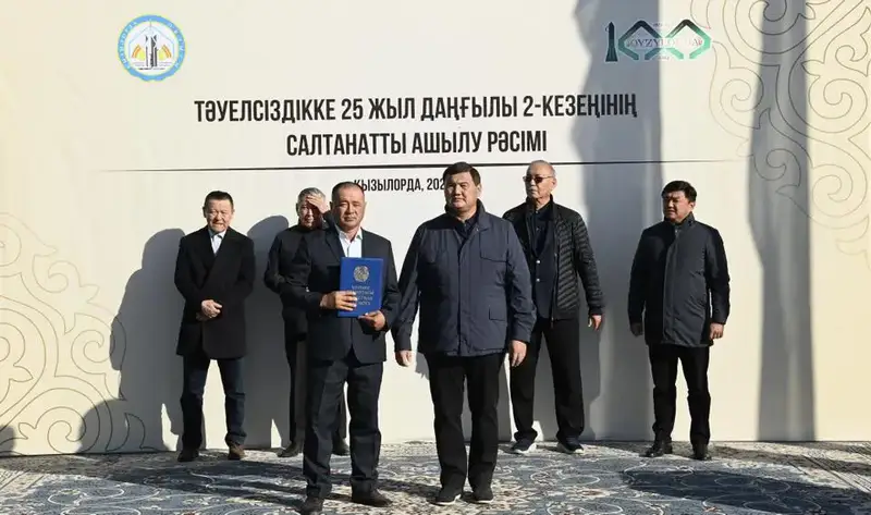 В Кызылорде завершен и сдан в эксплуатацию второй этап проспекта 25 лет Независимости (6)