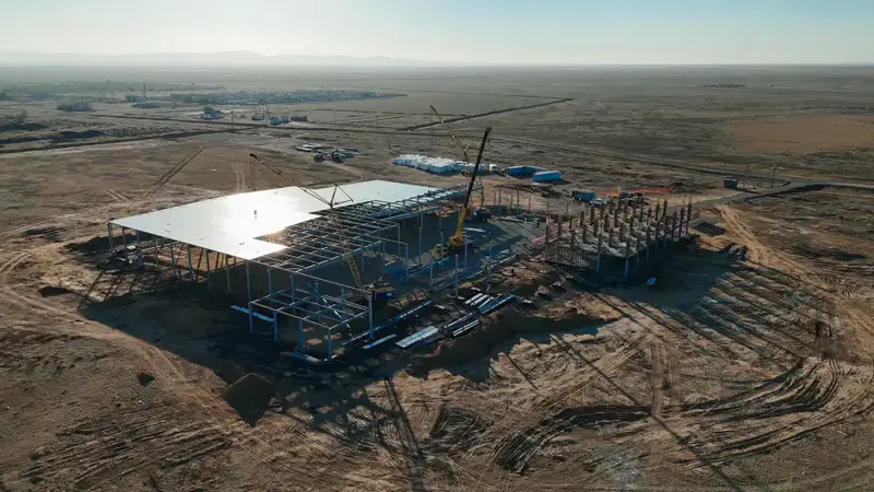 В области Абай активно ведется строительство крупного мясокомбината (7)