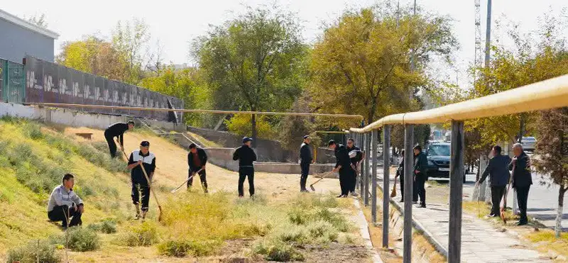 В Шардаре прошёл субботник с участием почти 4000 человек, высажено 997 деревьев и передано 15 единиц техники коммунальному предприятию Астане