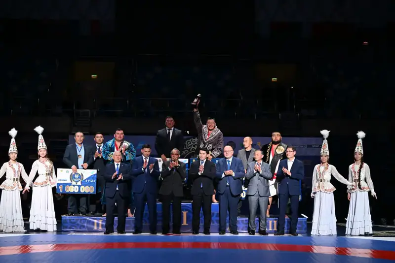 Марат Байқамұров «Қазақстан барысы – 2025» турнирінің жеңімпазы атанды! (5)