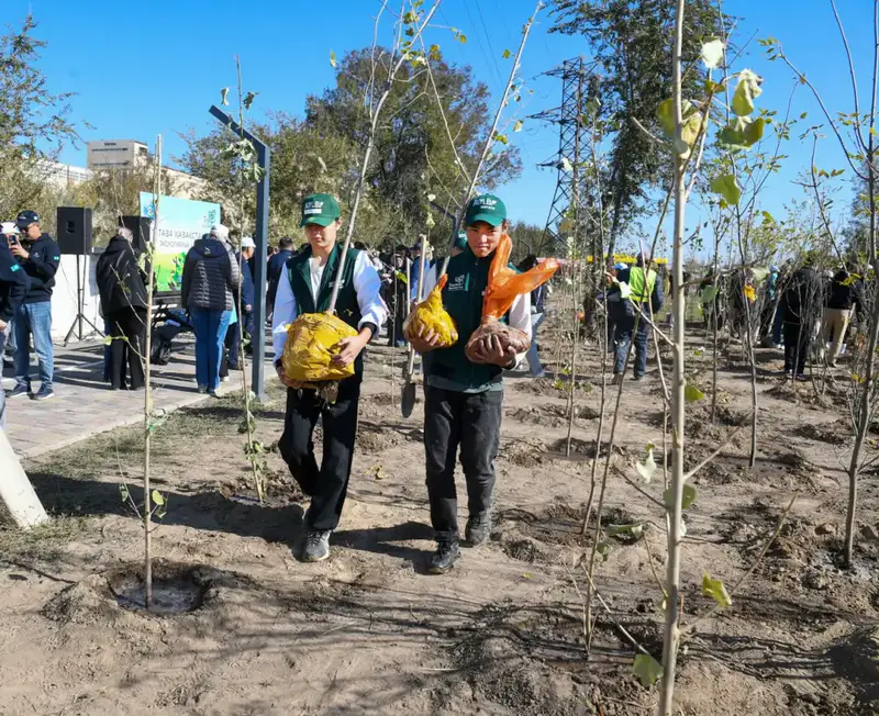 В Алматинской области прошёл масштабный субботник в рамках республиканской экологической акции «Таза Қазақстан» (3)