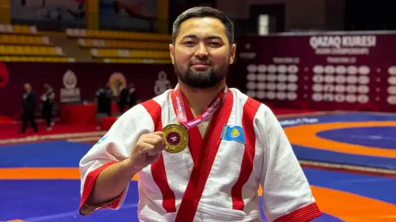 Ерканат Молдагулов из Бухар-Жырауского района стал чемпионом Азии по қазақ күресі Астане