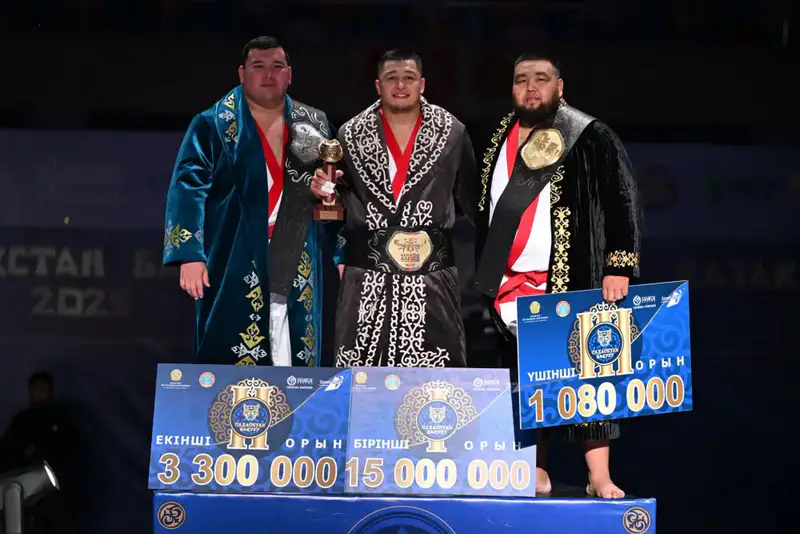 Қазақстанда ұлттық спорттың дамуы: Марат Байқамұров «Қазақстан барысы – 2025» турнирінде жеңіске жетті Астане