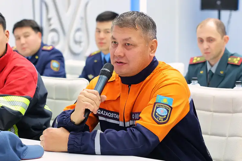 Пресс-конференция в Службе центральных коммуникаций: достижения и новые инициативы МЧС Казахстана (8)