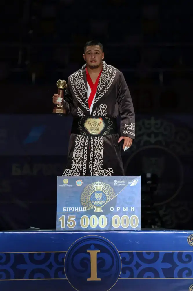 Марат Байкамуров завоевал титул чемпиона на международном турнире «Қазақстан Барысы – 2025» Астане
