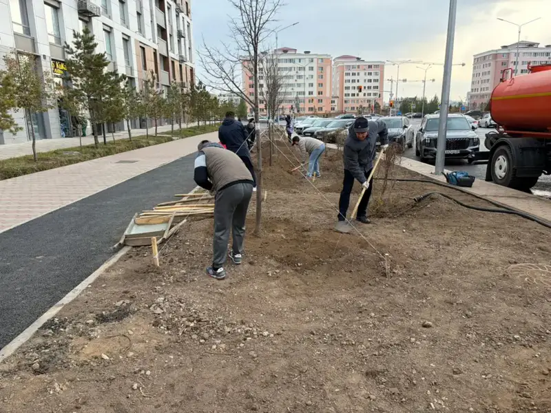 Масштабный общегородской субботник стартовал в Астане (9)