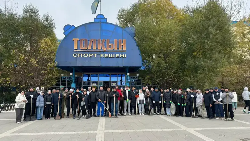 В Астане около 1000 спортсменов приняли участие в общегородском субботнике (7)