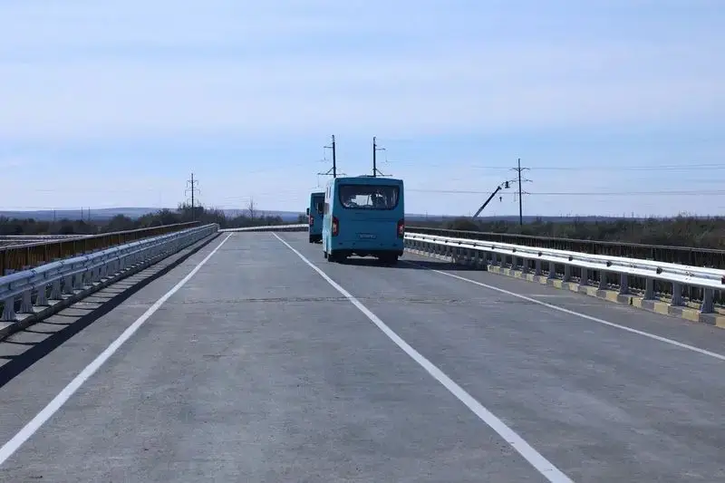 В Карагандинской области открыли новый мост через Нуру (8)