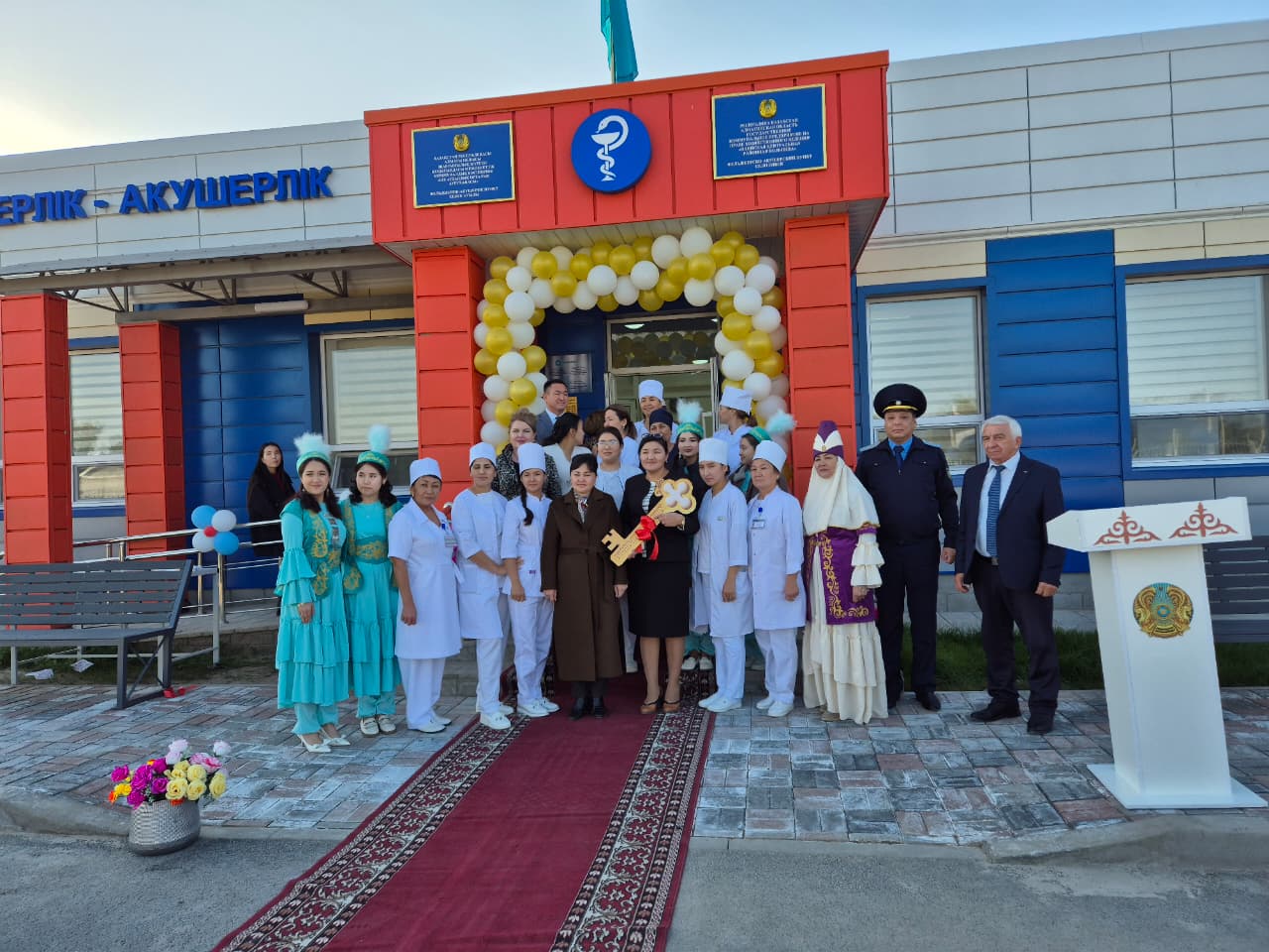 В Алматинской области на возвращённые активы построен новый ФАП (3)