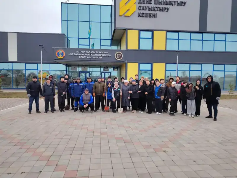 В Астане около 1000 спортсменов приняли участие в общегородском субботнике (2)