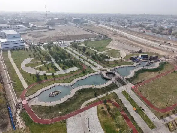 В ТУРКЕСТАНЕ ПРОШЛА КАПИТАЛЬНАЯ РЕКОНСТРУКЦИЯ ПАРКА «ПАРАСАТ» (9)