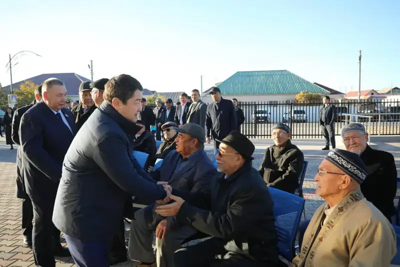 Открытие новой школы в Мангистау в рамках проекта Келешек мектептері Астане