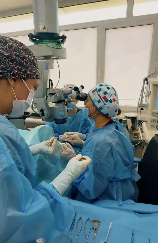 Пересадка роговицы в Алматы восстановила зрение двум пациентам Астане