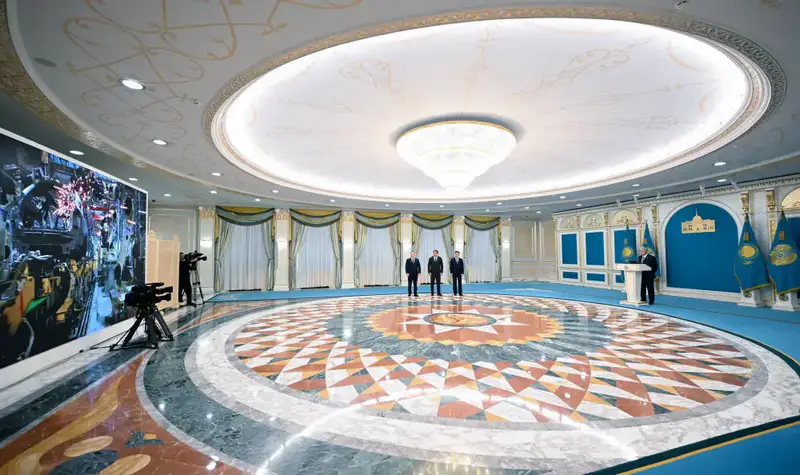 Глава государства в ходе телемоста открыл автомобильный завод KIA Qazaqstan (3)