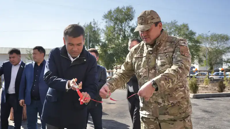 Чингис Аринов открыл добровольный противопожарный пункт в селе Матыбулак (2)