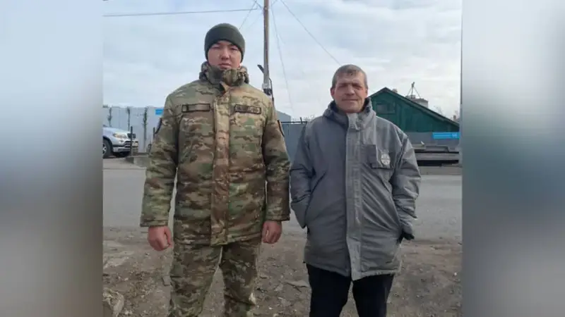 Гвардейцы Караганды спасли утопающего на озере Букпа Астане