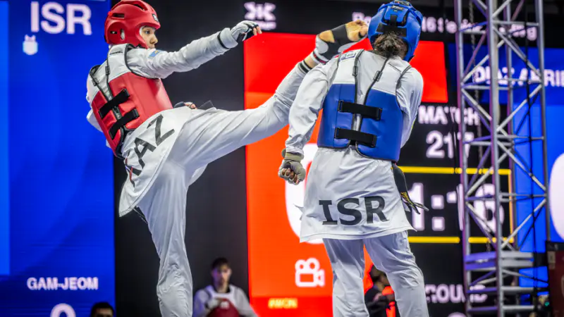 Казахстанская спортсменка Нодира Ахмедова завоевала бронзу на чемпионате мира по таеквондо в Китае Астане
