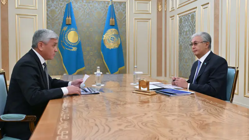 Президент Токаев принял акима Карагандинской области Ермаганбета Булекпаева Астане